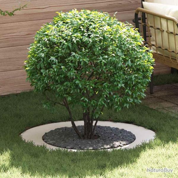 adapt� pour anneaux d'arbre plats 5 pcs Blanc �60 / 90 cm Acier