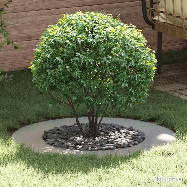 adapt� pour anneau d'arbre plat Argent �50 / 80 cm