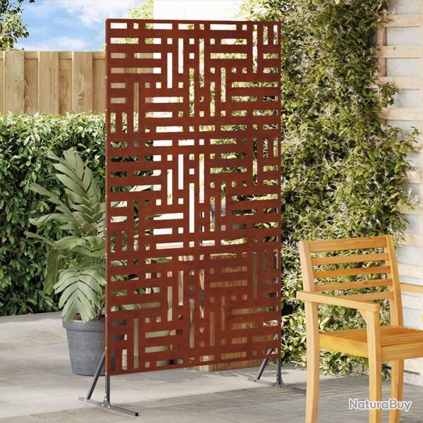 �cran de confidentialit� Gris 100 x 50 x 180 cm Acier patin�