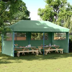 Tente de f&ecirc;te Vert 292 x 580 x 315 cm Tissu Oxford