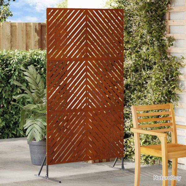 �cran de confidentialit� Gris 100 x 50 x 180 cm Acier