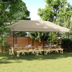 Tente de f&ecirc;te Taupe 292 x 580 x 315 cm Tissu Oxford