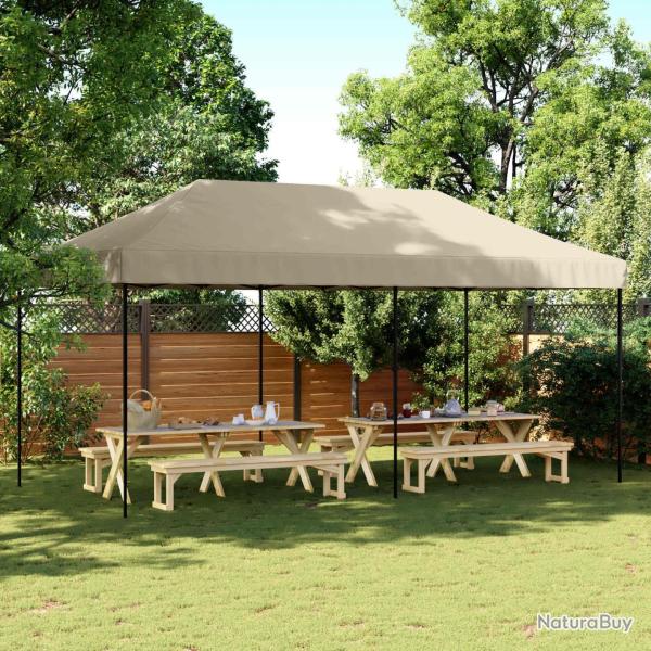 Tente de f�te Taupe 292 x 580 x 315 cm Tissu Oxford