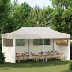 Tente de f&ecirc;te Cr&egrave;me 291 x 580 x 315 cm Tissu Oxford