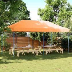 Tente de f&ecirc;te Orange 292 x 580 x 315 cm Tissu Oxford
