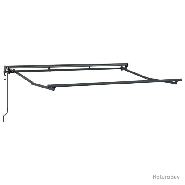 Cadre de store r�tractable �lectrique Anthracite 3,5 x 2 m
