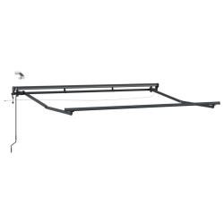 Cadre de store &eacute;lectrique avec LED Anthracite 2,5 x 2 m