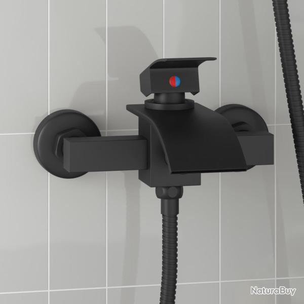 Robinet de Douche Mixer Noir G 1 / 2 pouces