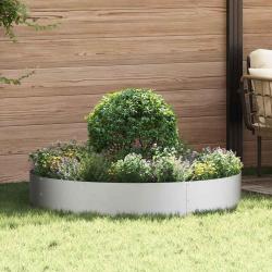 Anneau de jardini&egrave;re Argent&eacute; 120 x 120 x 20 cm Acier galvanis&eacute;