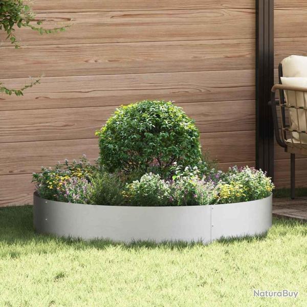 Anneau de jardini�re Argent� 120 x 120 x 20 cm Acier galvanis�