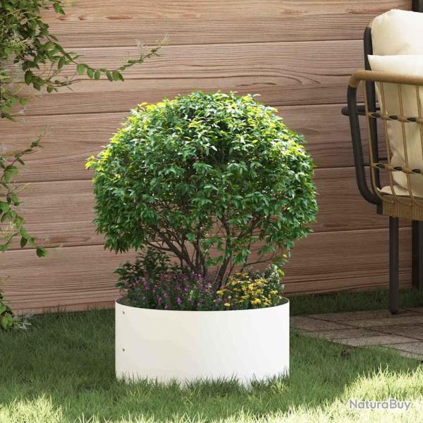 Anneau de jardini�re 5 pcs Blanc 40 x 40 x 20 cm