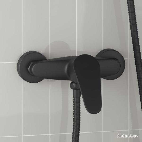 Robinet de Douche Mixer Noir G 1 / 2 pouces