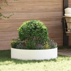 Anneau de jardini&egrave;re 5 pcs Blanc 80 x 80 x 20 cm
