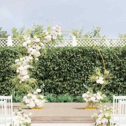 Arche de mariage Dor&eacute; 220 x 45 x 200 cm Acier
