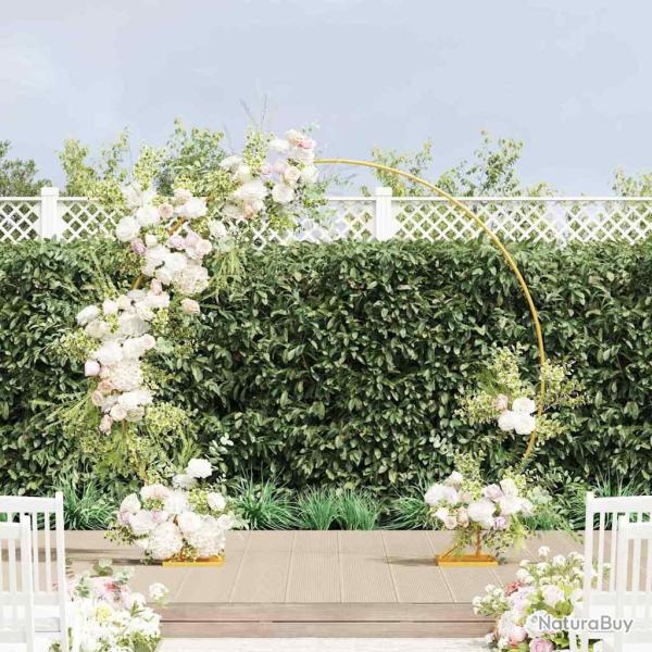 Arche de mariage Dor� 220 x 45 x 200 cm Acier