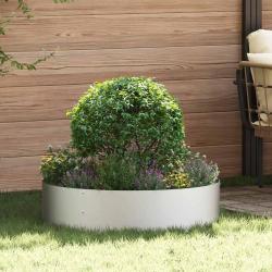 Anneau de jardini&egrave;re Argent&eacute; 80 x 80 x 20 cm Acier inoxydable
