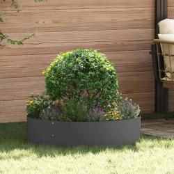 Anneau de jardini&egrave;re Noir 80 x 80 x 20 cm Acier lamin&eacute; &agrave; froid
