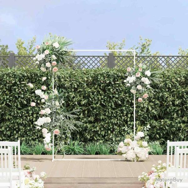 Arche de mariage Blanc 150 x 49,5 x 200 cm Acier