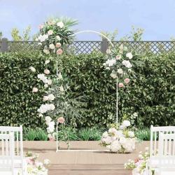 Arche de mariage Blanc 100 x 39 x 200 cm Acier