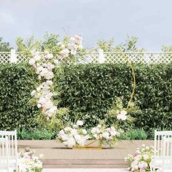 Arche de mariage Dor&eacute; 195 x 35 x 211 cm Acier