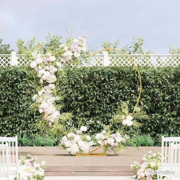 Arche de mariage Dor� 195 x 35 x 211 cm Acier