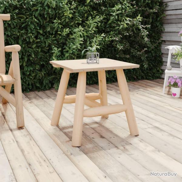 Table d'appoint 49x49x50 cm bois massif d'�pic�a