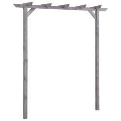 Pergola de jardin Gris 200x40x205 cm Bois de pin impr&eacute;gn&eacute;