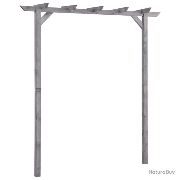 Pergola de jardin Gris 200x40x205 cm Bois de pin impr�gn�