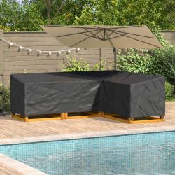 Housse pour meubles Noir 260 x 210 x 80 cm Tissu Oxford 210D