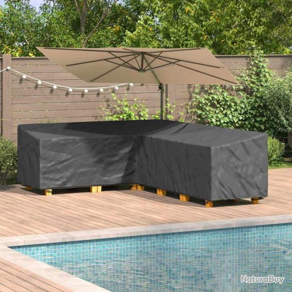 Housse pour meubles Noir 286 x 222 x 80 cm