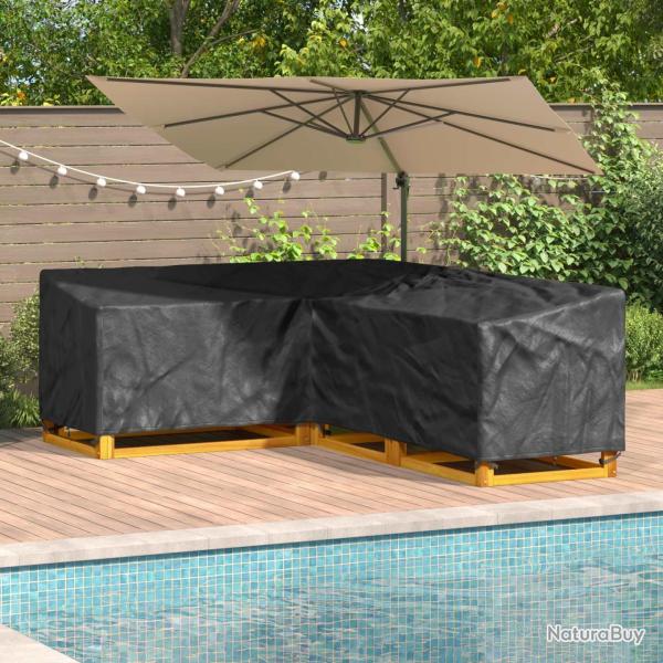 Housse pour meubles Noir 250 x 180 x 80 cm Tissu Oxford 420D