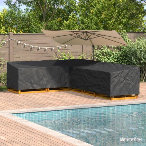 Housse pour meubles Noir 355 x 275 x 80 cm Tissu Oxford 210D