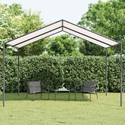 Pavillon Blanc 4 x 4 x 2,6 m Acier et Polyester