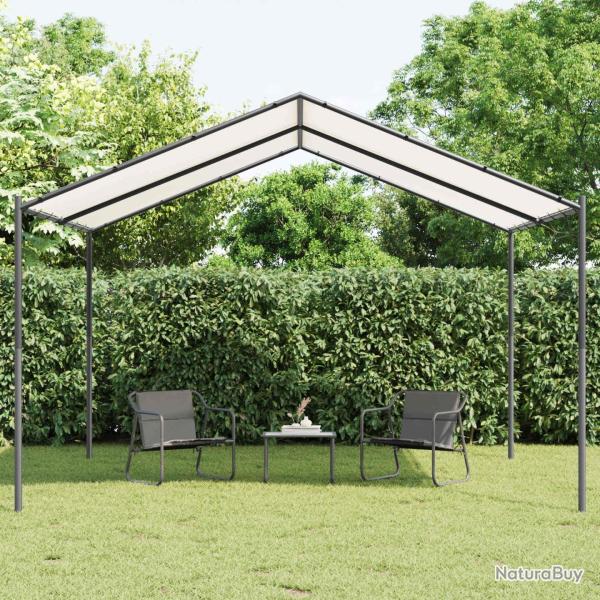 Pavillon Blanc 4 x 4 x 2,6 m Acier et Polyester