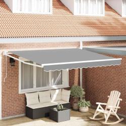 Cadre de store r&eacute;tractable Blanc 350 x 250 cm Aluminium