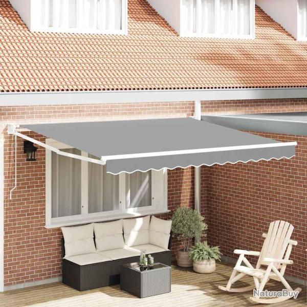 Cadre de store r�tractable Blanc 350 x 250 cm Aluminium