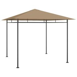 Belv&eacute;d&egrave;re 3x3x2,7 m Taupe 180 g/m&sup2;