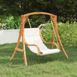 Balancelle sans balan&ccedil;oire et coussin Bois courb&eacute;