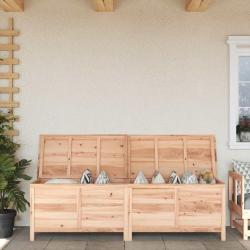 Bo&icirc;te de rangement de jardin 198,5x50x56,5 cm bois massif sapin
