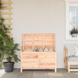 Bo&icirc;te &agrave; coussins d'ext&eacute;rieur 99x50x56,5 cm bois de sapin massif