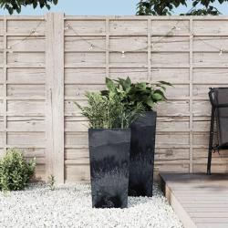 Jardini&egrave;re et int&eacute;rieur amovible anthracite PP aspect b&eacute;ton