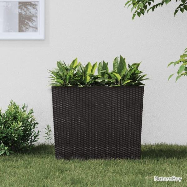 Jardini�re et int�rieur amovible marron 12 /44 L rotin PP
