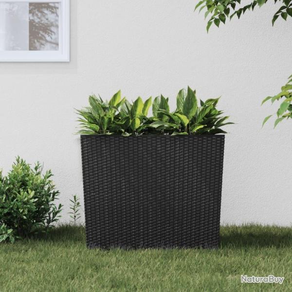 Jardini�re et int�rieur amovible anthracite 12 /44 L rotin PP