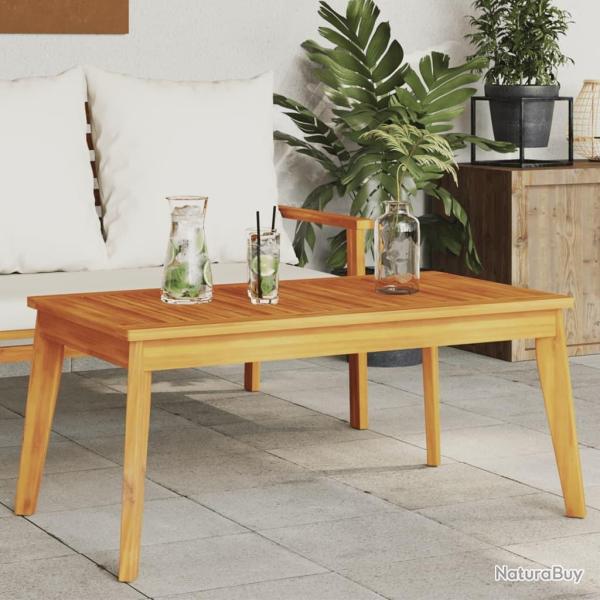 Table � manger de jardin 100x55x45 cm bois massif d'acacia