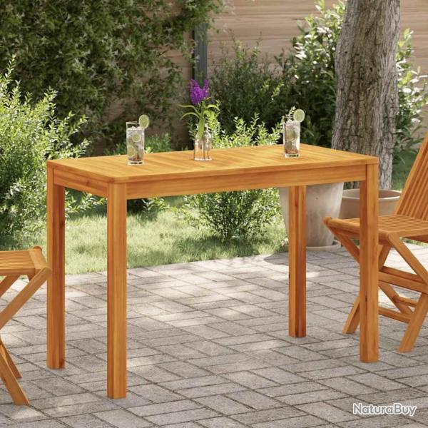 Table � manger de jardin 110x55x75 cm bois massif d'acacia