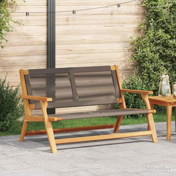 Mobilier de jardin Gris 122 x 76 x 73 cm Bois d'Acacia Massif