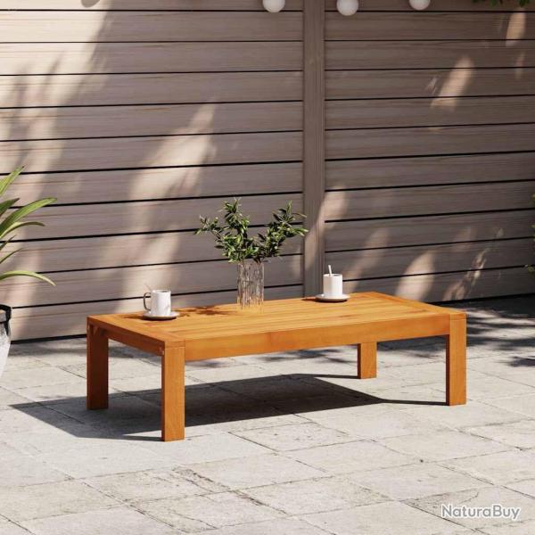 Table de jardin 100x50x27 cm bois d'acacia solide