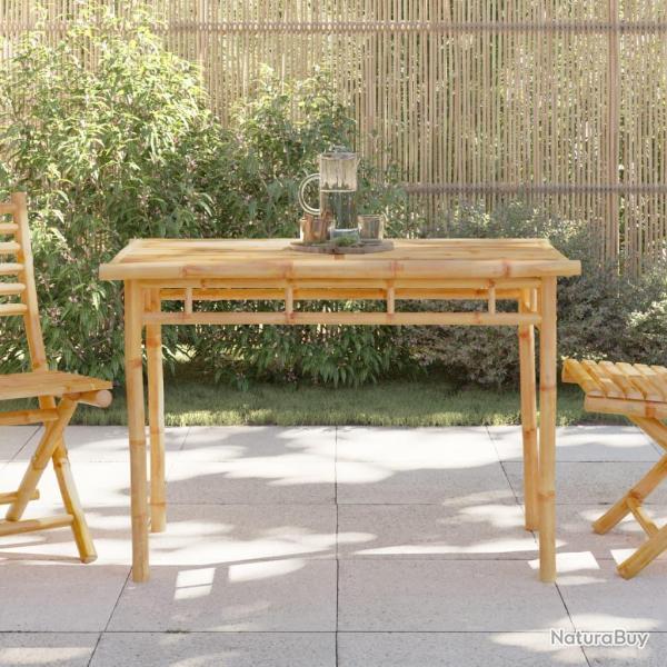 Table � manger de jardin 110x55x75 cm bambou