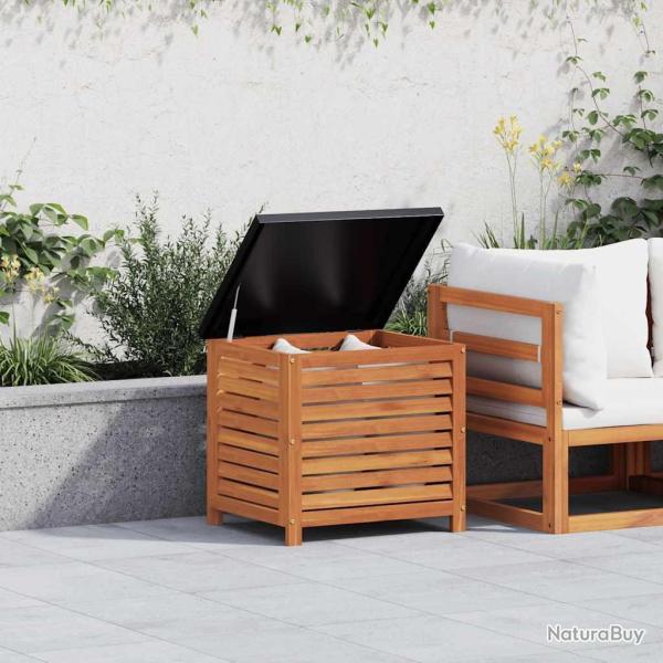 Bo�te de rangement de jardin 60x50x55 cm bois d'eucalyptus