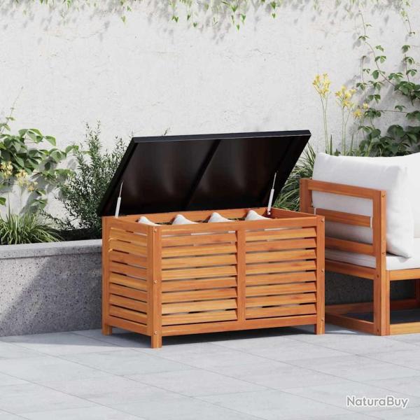 Bo�te de rangement de jardin 90x48x55 cm bois d'eucalyptus